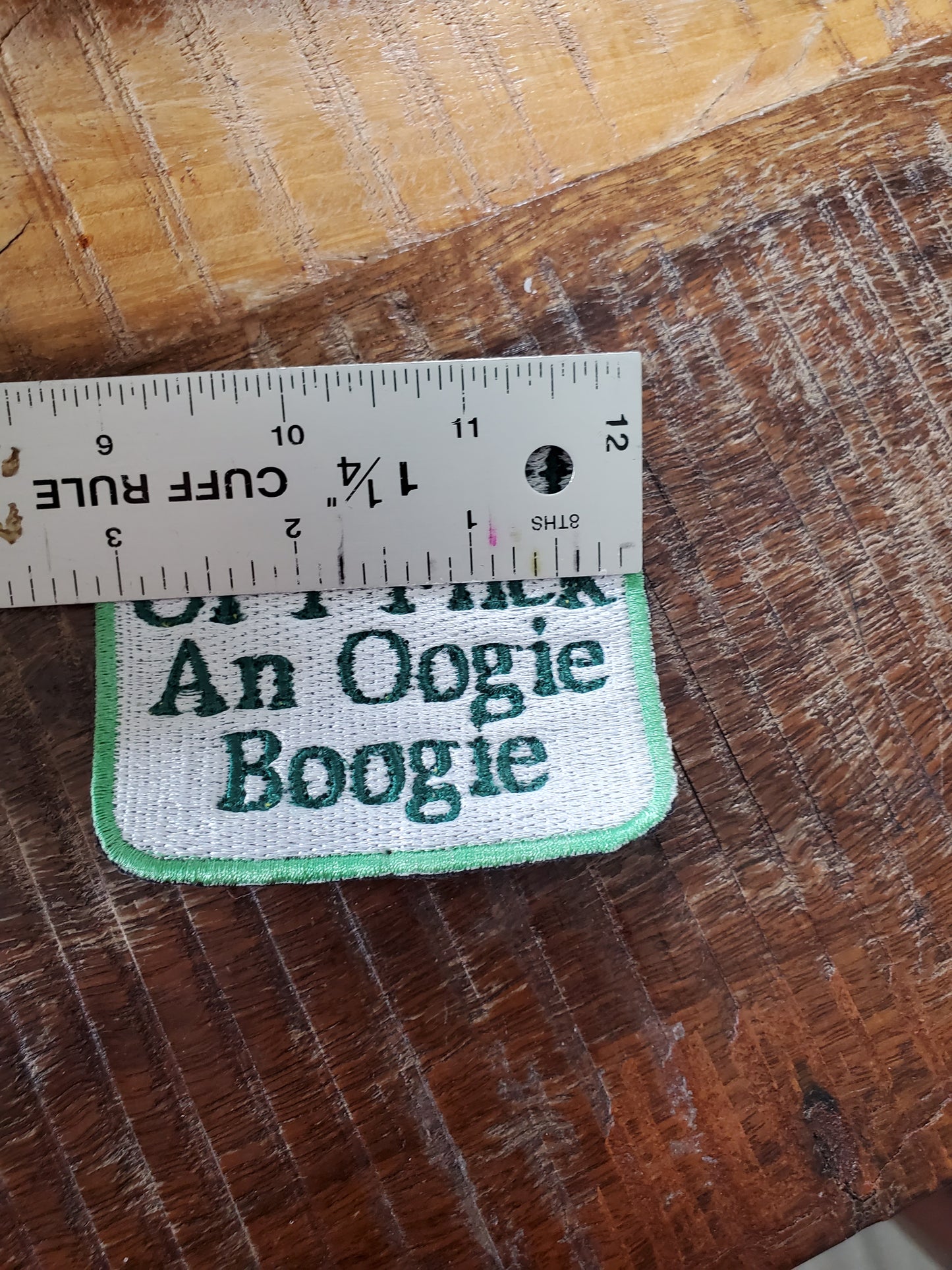 Back Off Or I Flick An Oogie Boogie Sew On Patch