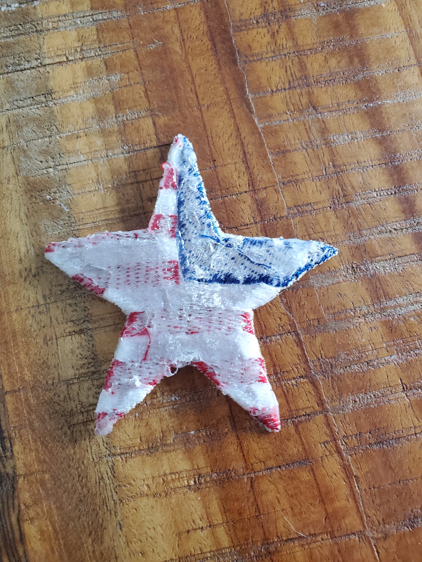 USA Star Shaped Flag Patch