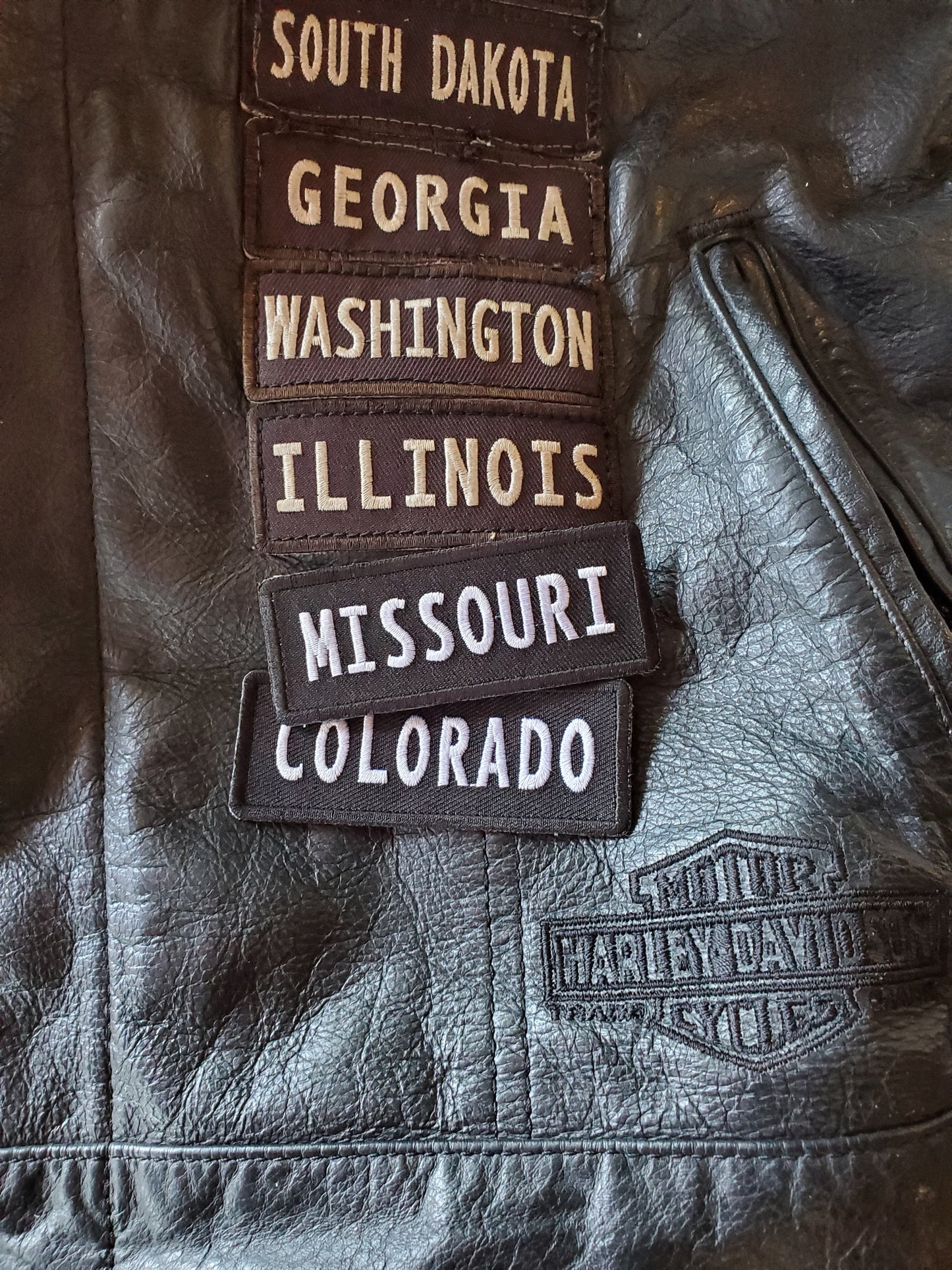 Stitching Patch(es) Onto Leather Jacket/ Vest