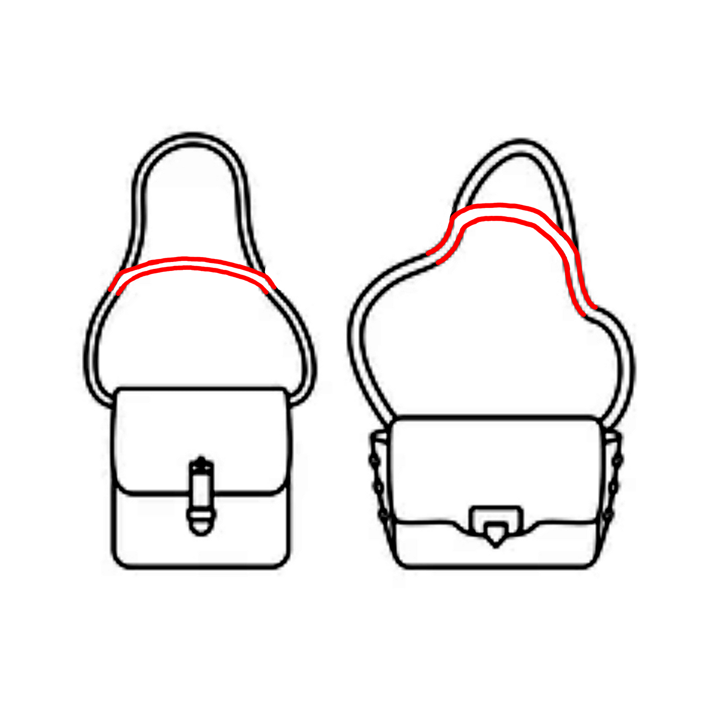 bag strap shortening clip