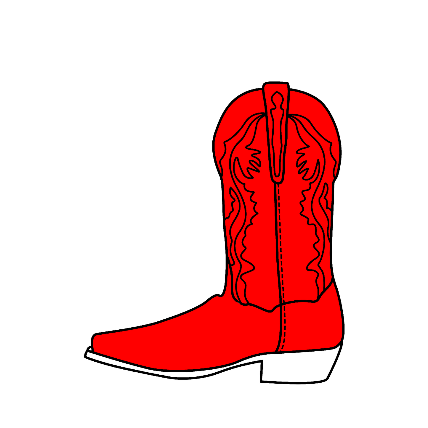 Tattoo On Western Boots