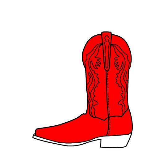 Tattoo On Western Boots